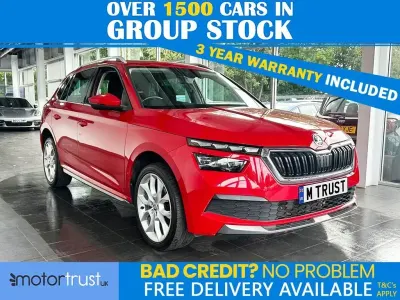 Used Skoda Kamiq SE L 150 HP (110 kW) 2020 Red SUV