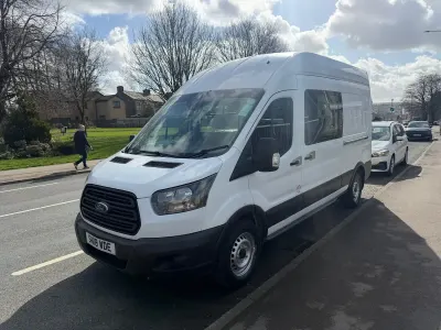 Used Ford Transit 130 HP (95 kW) 2018 White Van