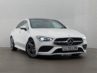 White Used 2020 Mercedes CLA180 AMG Line Premium Plus Sedan | £25,098 (Fair price)