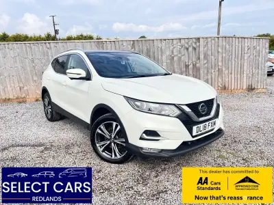 Used Nissan Qashqai N-Connecta 110 HP (80 kW) 2018 White SUV