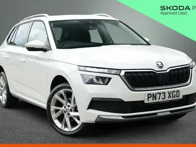 Used Skoda Kamiq SE L Executive 147 HP (108 kW) 2023 White SUV