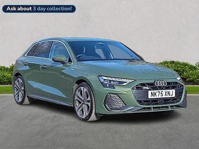 Used Audi A3 S-Line 190 HP (139 kW) 2025 Green Hatchback