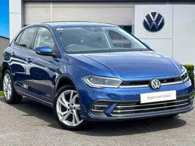 Used VW Polo Style 95 HP (69 kW) 2023 Blue Hatchback