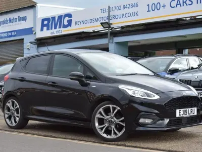Begagnad Ford Fiesta ST-Line 100 HK (73 kW) 2019 Svart Halvkombi