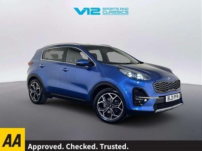 Used Kia Sportage GT-Line 134 HP (98 kW) 2021 Blue SUV