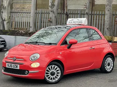 Used Fiat 500 Lounge 69 HP (50 kW) 2016 Pink Hatchback