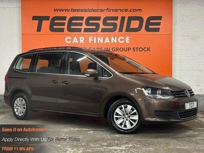 Used VW Sharan SE 140 HP (102 kW) 2013 Brown MPV