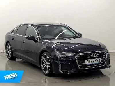 Usado Audi A6 S-Line 204 HP (150 kW) 2022 Azul Sedan