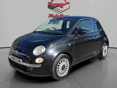 Used Fiat 500 Lounge 69 HP (50 kW) 2011 Black Hatchback