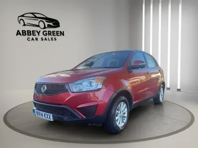 Used SsangYong Korando 2014 Red SUV