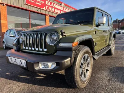 Begagnad Jeep Wrangler Overland 2022 Grön SUV
