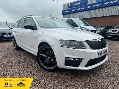 Used Skoda Octavia vRS 2014 White Estate
