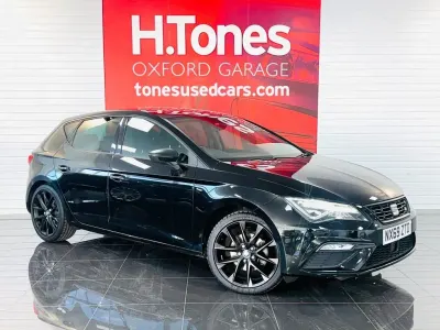 Used Seat Leon Black Edition 150 HP (110 kW) 2019 Black Hatchback