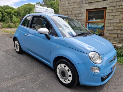 Used Fiat 500 69 HP (50 kW) 2013 Blue Hatchback