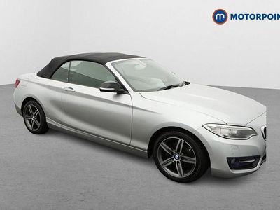 Silver Used 2016 BMW 220 Sport Line Cabriolet | £13,149 (Fair price)