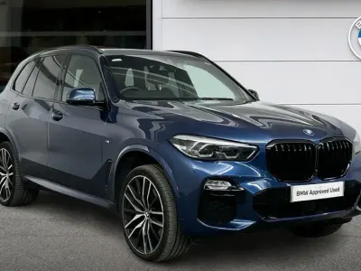 Used BMW X5 M Sport 265 HP (194 kW) 2020 Blue SUV
