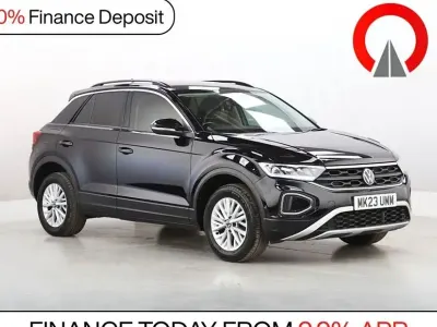 Used VW T-Roc Life 150 HP (110 kW) 2023 Black SUV