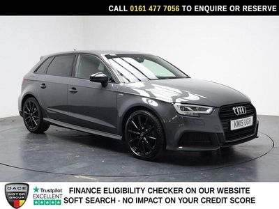 Used Audi A3 Sportback Black Edition 116 HP (85 kW) 2019 Grey Hatchback