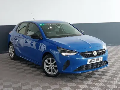 Used Vauxhall Corsa 100 HP (73 kW) 2021 Blue Hatchback