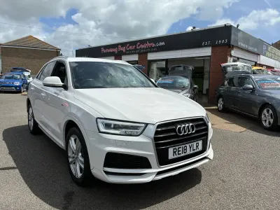 Used Audi Q3 S-Line 150 HP (110 kW) 2018 White SUV