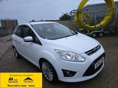 Begagnad Ford C-MAX Titanium 125 HK (91 kW) 2014 Vit Minibuss