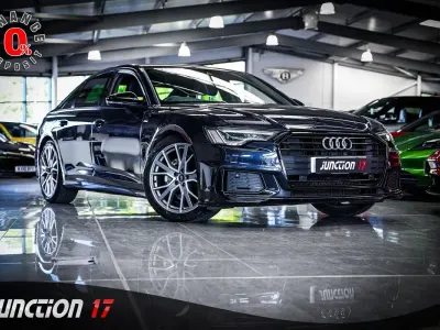 Begagnad Audi A6 Black Edition 204 HK (150 kW) 2019 Blå Sedan