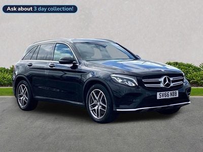 Begagnad Mercedes GLC220 AMG line 2016 Svart Kombi