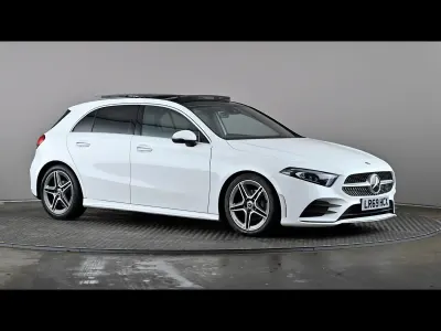 Used Mercedes A200 AMG Line Premium Plus 2019 White Hatchback