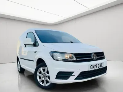 Used VW Caddy Trendline 102 HP (75 kW) 2019 White MPV
