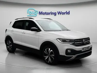 Used VW T-Cross Black Edition 110 HP (80 kW) 2023 White SUV