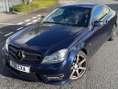 Used Mercedes C250 AMG 2011 Blue Coupe