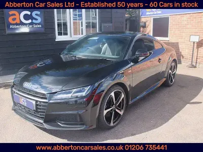 Used Audi TT Black Edition 180 HP (132 kW) 2017 Black Coupe