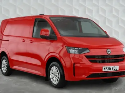 New VW T7 Pro 2026 Red Van