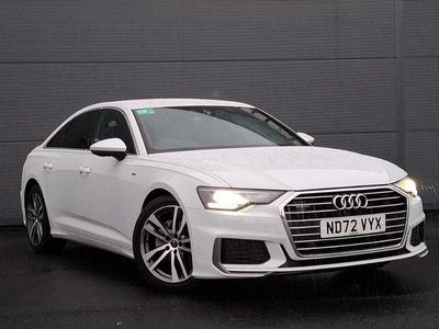 White Used 2023 Audi A6 S-Line Sedan | £28,998 (Fair price)