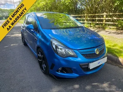 Used Vauxhall Corsa 192 HP (141 kW) 2014 Blue Hatchback