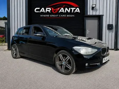 Used BMW 116 Sport Line 116 HP (85 kW) 2014 Black Hatchback