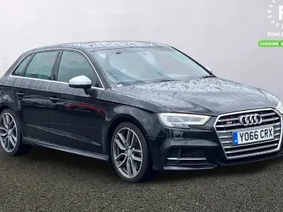 Used Audi S3 Sportback Comfort 310 HP (228 kW) 2017 Black Hatchback