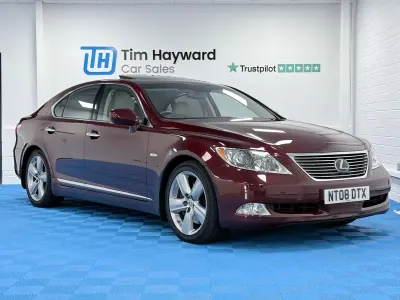 Used Lexus LS460 2008 Red Sedan