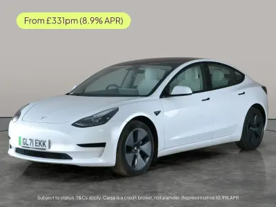 Used Tesla Model 3 Standard Range 208 kW (283 HP) 2021 White Sedan