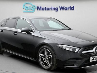 Used Mercedes A180 AMG line 136 HP (100 kW) 2020 Black Hatchback