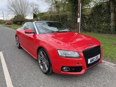 Used Audi A5 Cabriolet S-Line 2011 Red Cabriolet