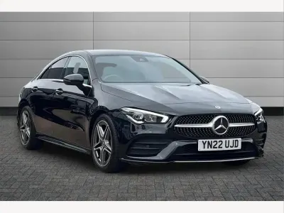 Used Mercedes CLA180 AMG line 134 HP (98 kW) 2022 Black Coupe