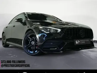 Used Mercedes CLA200 AMG line 163 HP (119 kW) 2022 Black Coupe