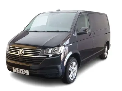 Used VW T6.1 SE 110 HP (80 kW) 2021 Black Van