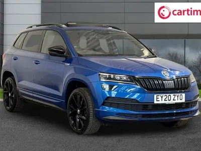 Used Skoda Karoq SportLine 150 HP (110 kW) 2020 Blue SUV