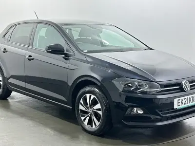 Used VW Polo Match 80 HP (58 kW) 2021 Black Hatchback
