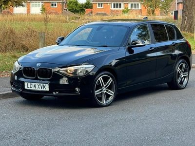 Used BMW 116 Sport Line 2014 Black Hatchback