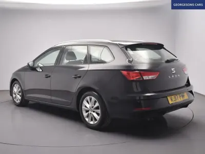 Used Seat Leon ST Ecomotive 115 HP (84 kW) 2017 Black Estate