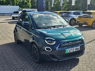 Used Fiat 500e La Prima 86 kW (118 HP) 2022 Green Hatchback