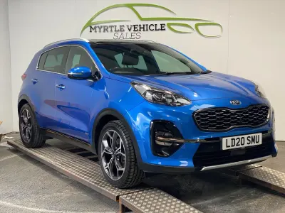 Used Kia Sportage GT-Line S 177 HP (130 kW) 2020 Blue SUV